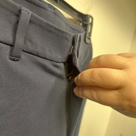 Public Rec Pants Womens 28x26 blue All Day crop Straight Leg Golf Performance - Picture 3 of 12